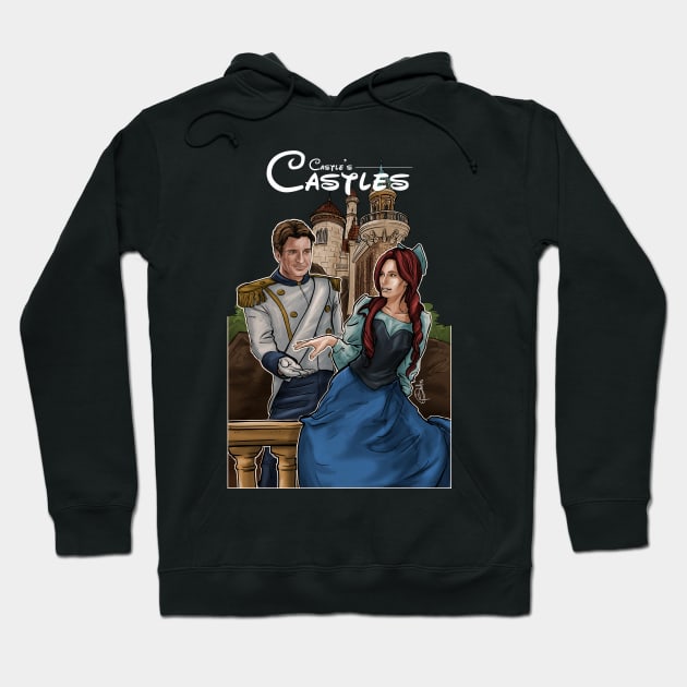 Castles Mermaid Hoodie by PatrickScullin